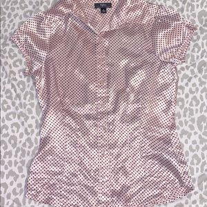 Byline Silk Polka Dot Blouse